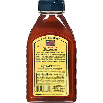 Local Hive Honey Raw & Unfiltered Northeast - 16 Oz - Image 6