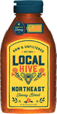 Local Hive Honey Raw & Unfiltered Northeast - 16 Oz - Image 2