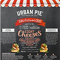 Urban Pie Pizza Co Pizza Thin Crust Brady St Eight Cheese Creamy Garlic Alfredo Frozen - 16.2 Oz - Image 6