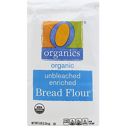 O Organics Organic Flour Bread Unbleached Enriched - 5 Lb - Image 2