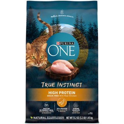 Purina ONE Chicken Dry Cat Food - 3.2 Lb - Image 1