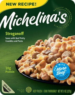 Michelinas Frozen Meal Stroganoff - 8 Oz