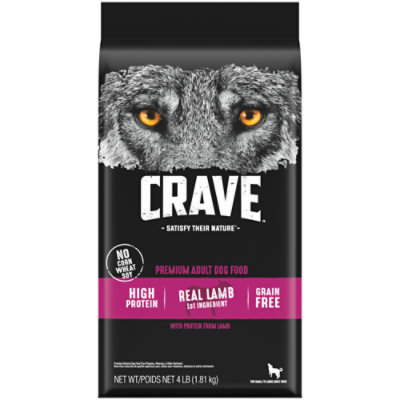 crave dog food nutrition facts