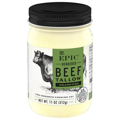 Epic Cooking Fat Grass Fed Beef Tallow - 11 Oz - Image 2