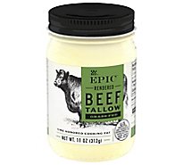 Epic Cooking Fat Grass Fed Beef Tallow - 11 Oz