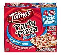 Totinos Pizza 4 Pack Combination Party Frozen - 42.8 Oz