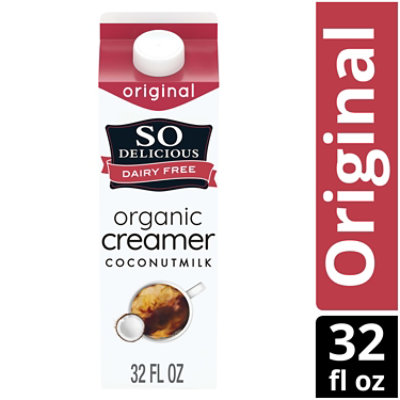 So Delicious Dairy Free Creamer Organic Coconutmilk Original - 32 Fl. Oz.
