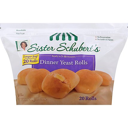 Sister Schuberts Rolls Dinner Yeast 20 Count - 30 Oz - Image 2