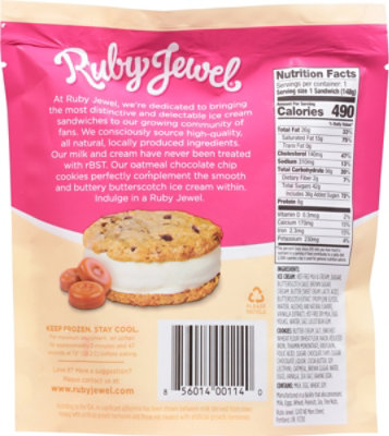 Ruby Jewel Treats Cookies Oatmeal Chochip Butter - 5 Fl. Oz. - Image 6