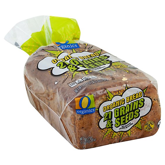 O Organics Bread 24 Grains & Seeds - 27 Oz