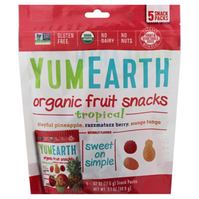 Yummyearth Fruit Snck Tropical 3.1 Pz - Each - Image 3