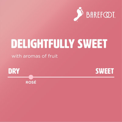 Barefoot Cellars Rose Wine -4-187 Ml - Image 3