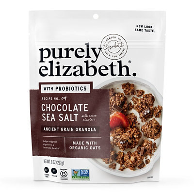 Purely Elizabeth Granola Probiotic Chocolate Sea Salt - 8 Oz