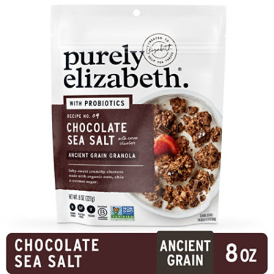 Purely Elizabeth Chocolate Sea Salt with Probiotics Granola - 8 Oz - Image 2