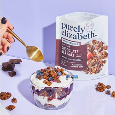 Purely Elizabeth Chocolate Sea Salt with Probiotics Granola - 8 Oz - Image 7