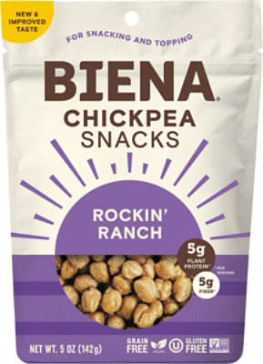 Biena Chickpea Roasted Ranch - 5 Oz