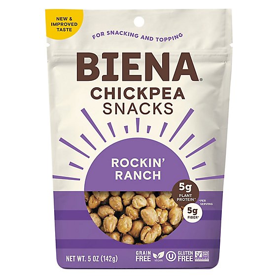 Biena Chickpea Roasted Ranch - 5 Oz