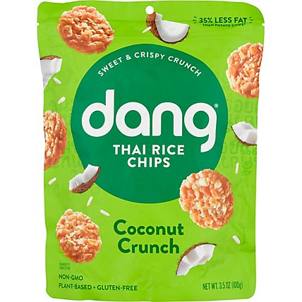 Dang Stick Rice Chips Coconut Crunch - 3.5 Oz - Image 2