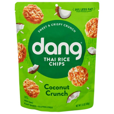 Dang Stick Rice Chips Coconut Crunch - 3.5 Oz