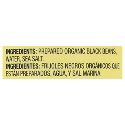 CENTO Organic Beans Low Sodium Black - 15.5 Oz - Image 4