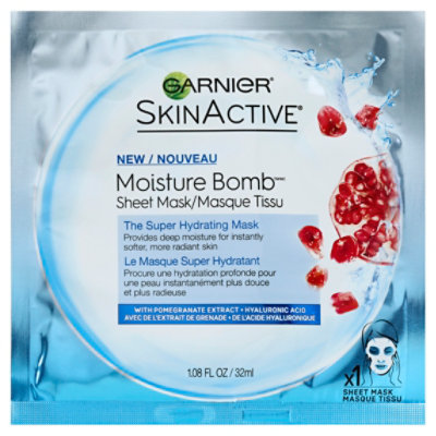 Garnier Moisture Bomb Hydrating Sheet Mask - Each - Image 1