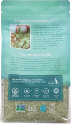 Lotus Foods Organic Rice Jade Pearl Bag - 15 Oz - Image 6