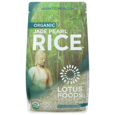 Lotus Foods Organic Rice Jade Pearl Bag - 15 Oz