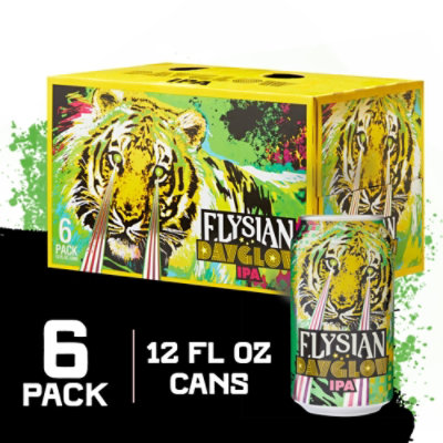 Elysian Dayglow IPA Craft Beer India Pale Ale Cans - 6-12 Fl. Oz. - Image 1