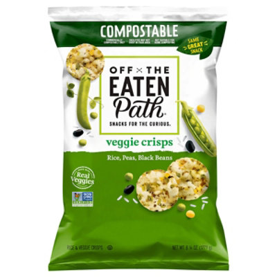 Off The Eaten Path Crisp Veggie Rice Peas Black Bean Bag - 6.25 Oz - Image 1