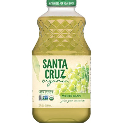 Santa Cruz Organic White Grape Juice 32 Oz ACME Markets