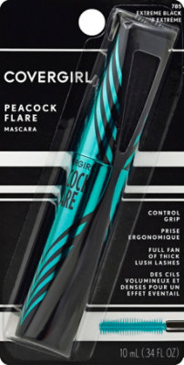 COVERGIRL Peacock Flare Extreme Black Mascara - 0.44 Fl. Oz. - Image 2