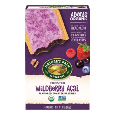 Nature's Path Organic Frosted Wildberry Acai Toaster Pastries - 6 Count - Image 4