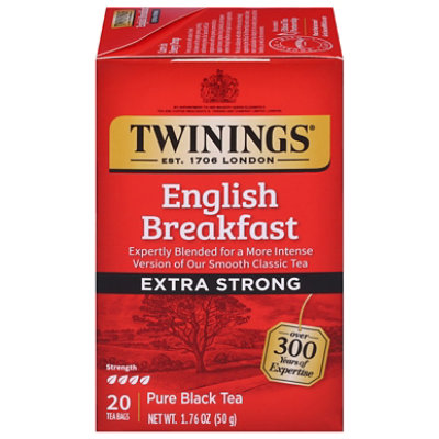 Twinings of London Black Tea English Breakfast Extra Bold - 20 Count - Image 3