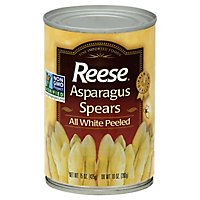 Reese Asparagus Spears All White Peeled - 15 Oz - Image 1