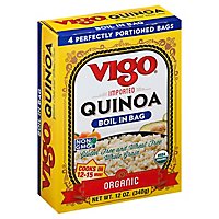 Vigo Organic Boil In Bags Quinoa 4 Count - 12 Oz - Image 1
