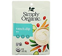 Simply Org Dip Mix Ranch Org - 1.5 Oz