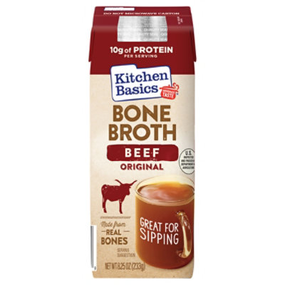 Kitchen Basics Original Beef Bone Broth Carton - 8.25 Oz - Image 2