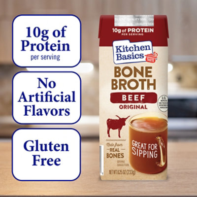 Kitchen Basics Original Beef Bone Broth Carton - 8.25 Oz - Image 6