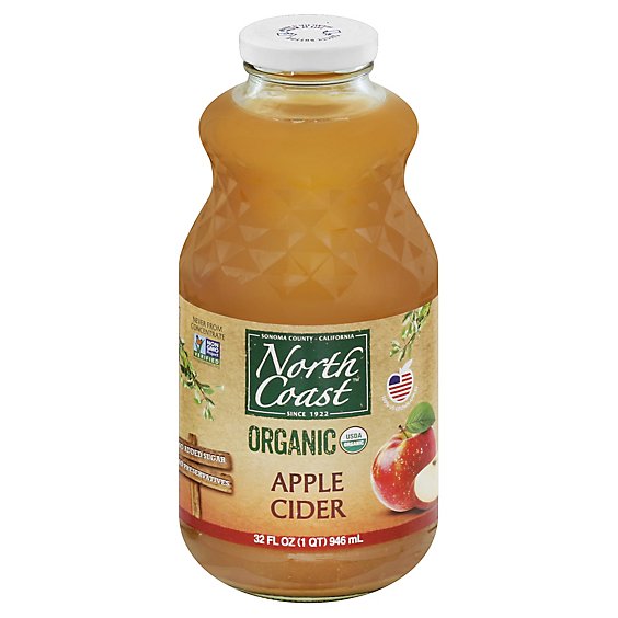 North Coast Juice Organic Apple Cider - 32 Fl. Oz.