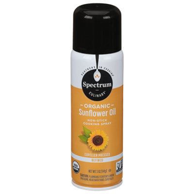 Spectrum Oil Spray High Heat Snflwr Org - 5 Oz