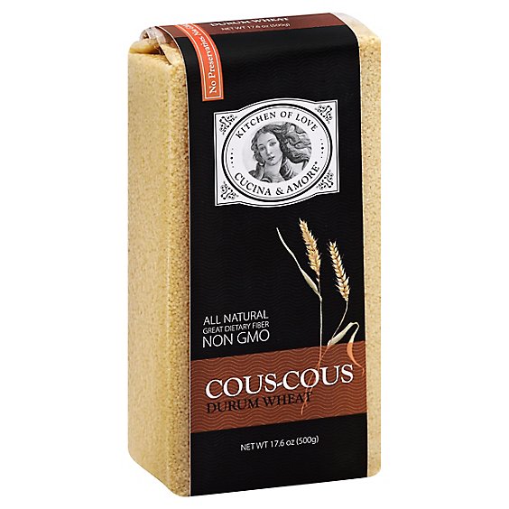 Cucina & Amore Cous-Cous Durum Wheat Pouch - 17.6 Oz