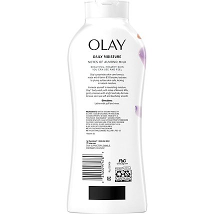 Olay Daily Body Wash Moisture With Almond Milk - 22 Fl. Oz. - Image 1