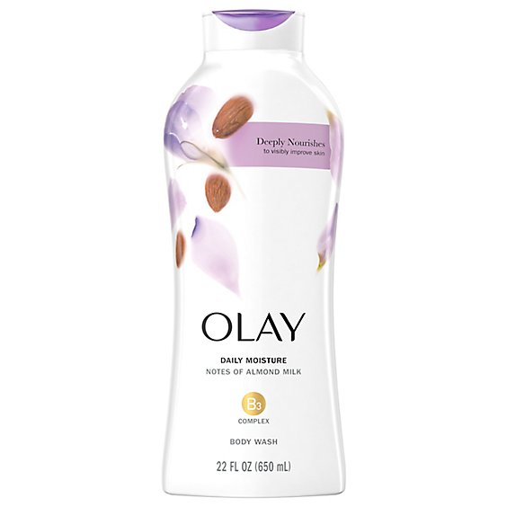 Olay Daily Body Wash Moisture With Almond Milk - 22 Fl. Oz.