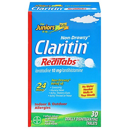 Claritin Reditabs Antihistamine Tablets For Juniors & Up 10mg - 30 Count - Image 3