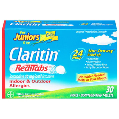 Claritin Reditabs Antihistamine Tablets For Juniors & Up 10mg - 30 Count - Image 3