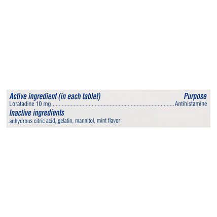 Claritin Reditabs Antihistamine Tablets For Juniors & Up 10mg - 30 Count - Image 4