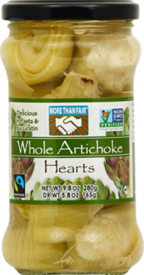 More Than Fair Artichoke Hearts Whole - 9.8 Oz - Image 2