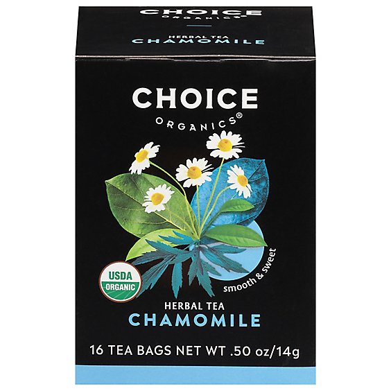 Choice Te Tea Chamomile Herb Org - 16  Count