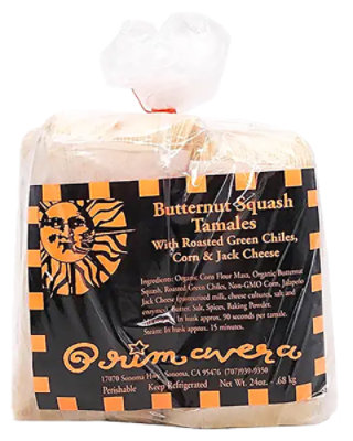 Primavera Butternut Squash Tamales - 4 Count