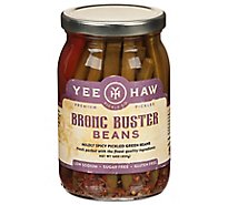 Yee Haw Pickle Co Beans All Natural Bronc Buster Jar - 16 Oz